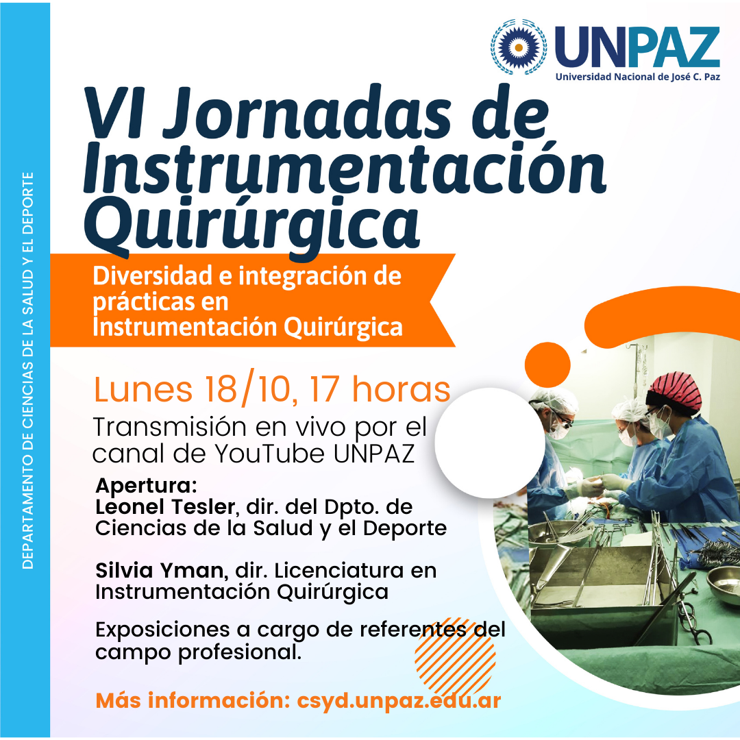 VI Jornadas de Instrumentación Quirúrgica