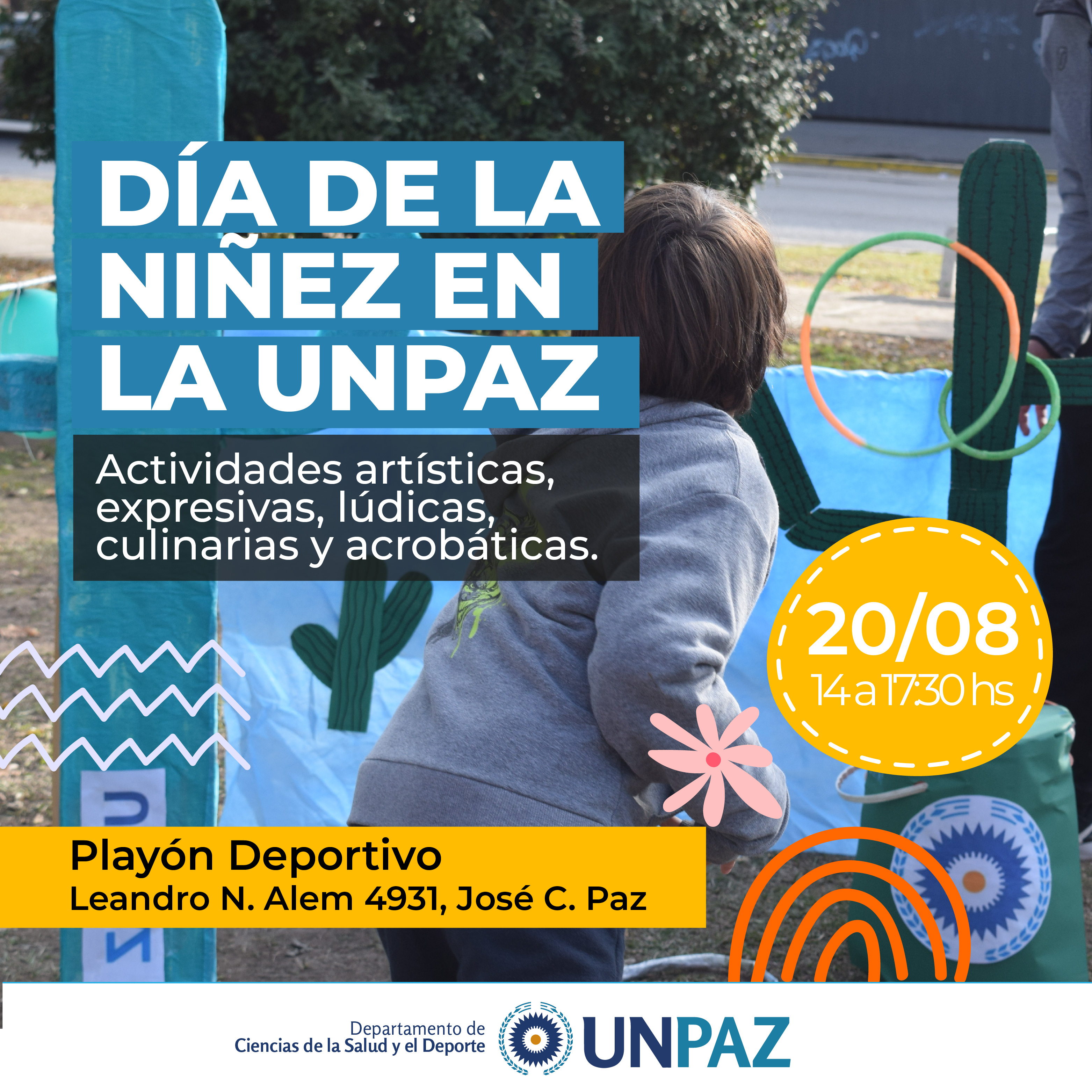 La UNPAZ celebra la niñez con actividades en su Playón Deportivo