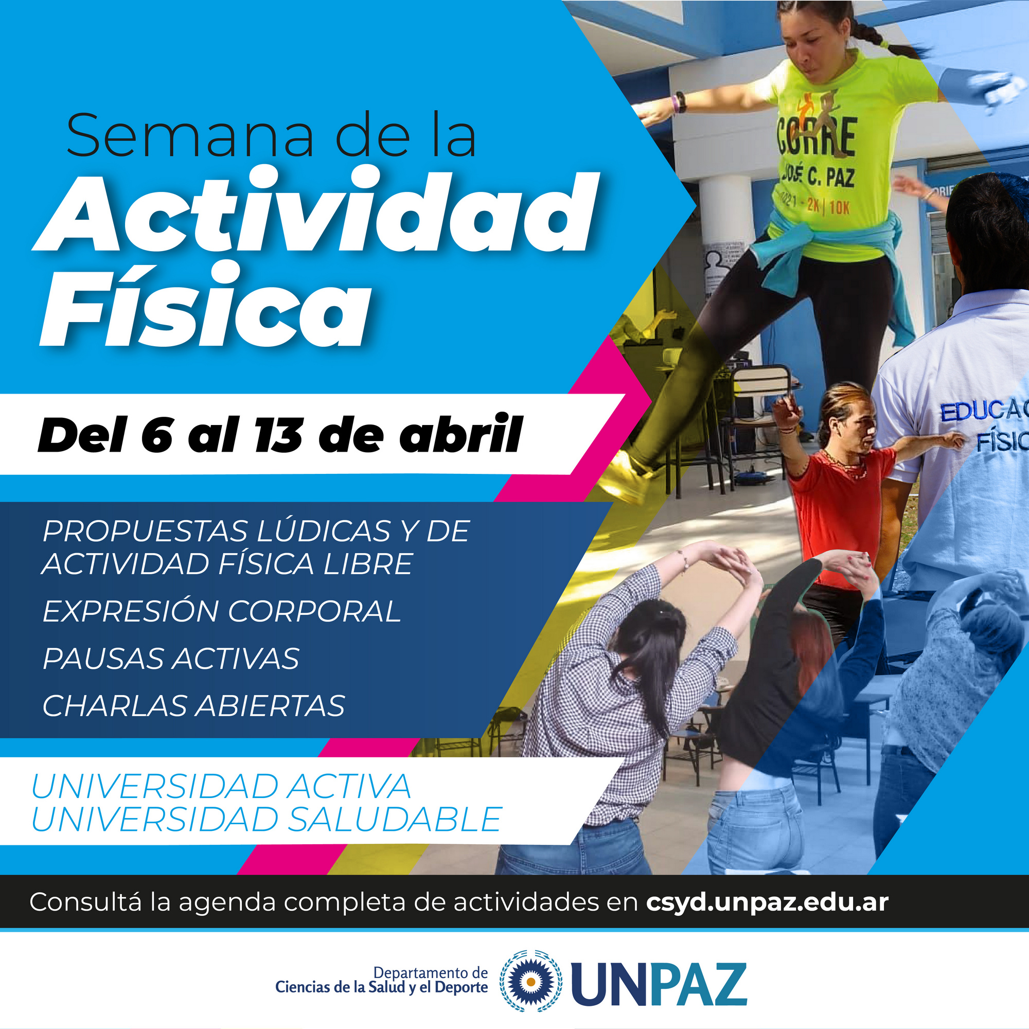 Semana de la Actividad Física en la UNPAZ