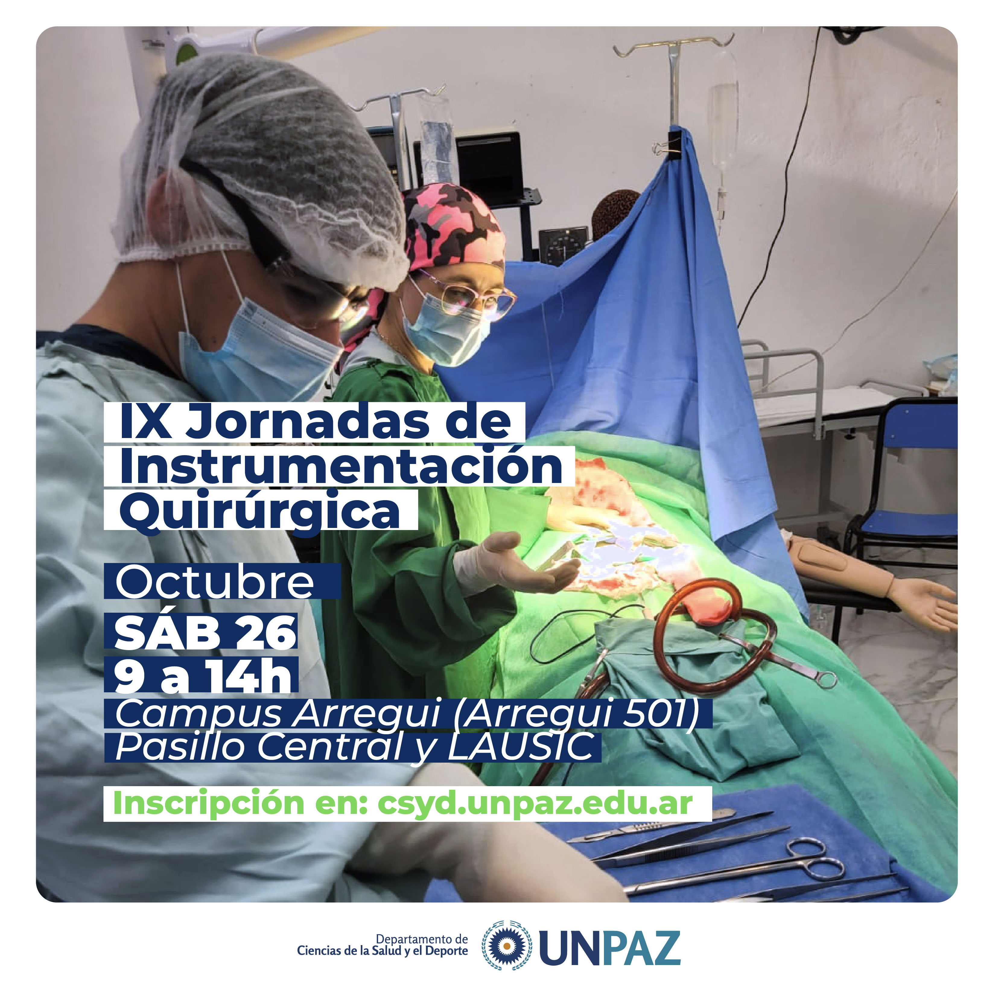 IX Jornadas de Instrumentación Quirúrgica - UNPAZ