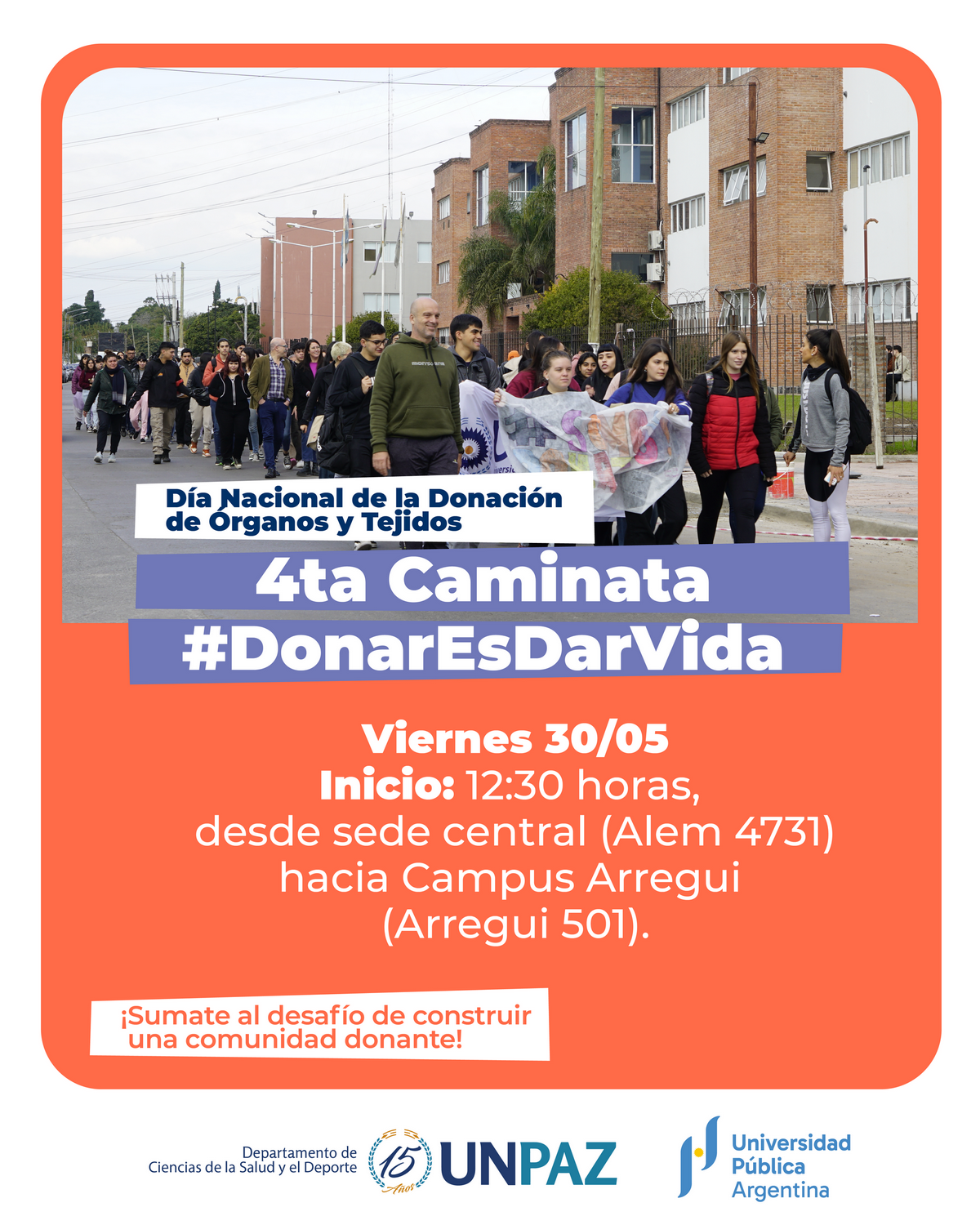 4ta caminata “Donar es dar vida”