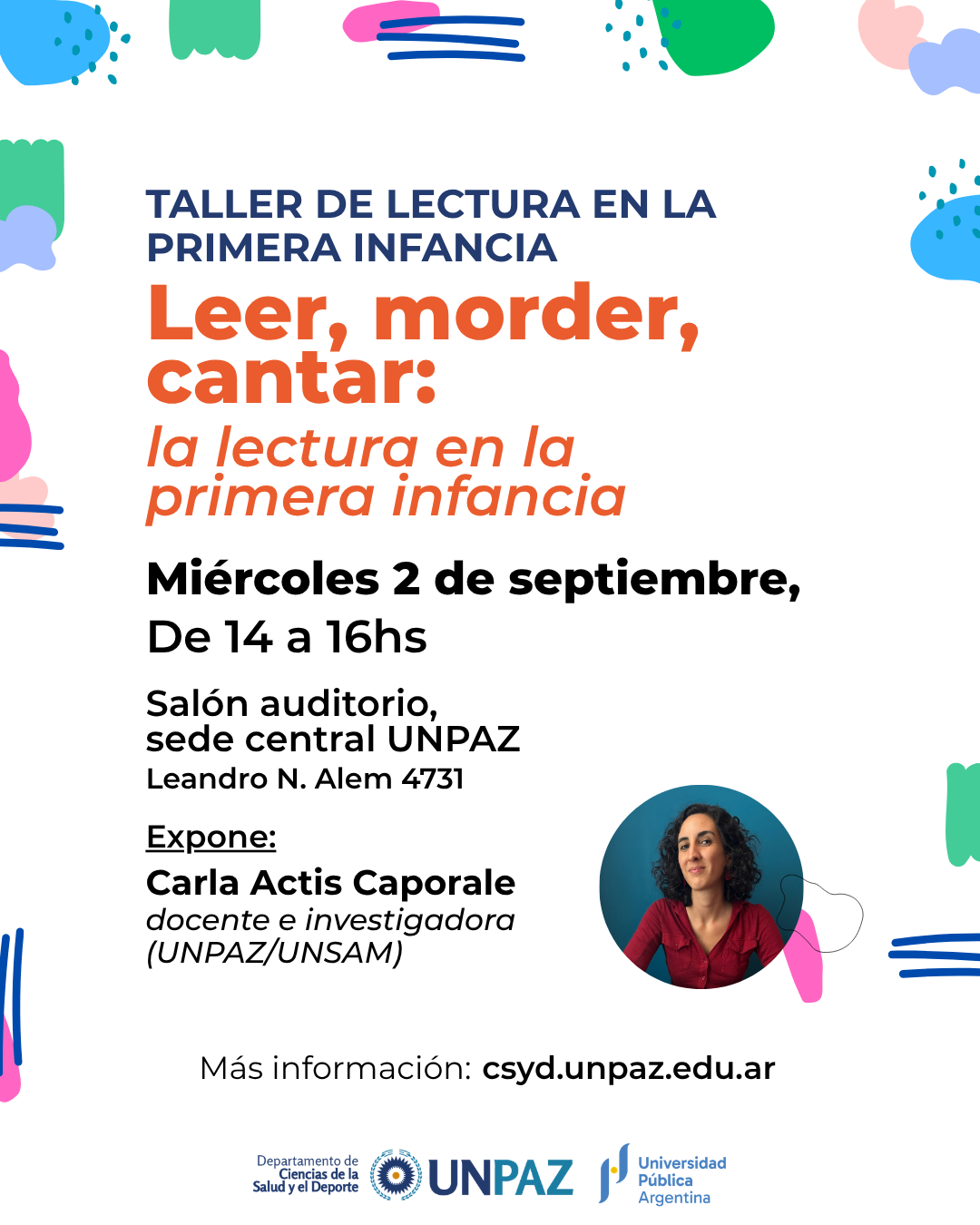 Taller de lectura en la primera infancia: una propuesta para reflexionar sobre las prácticas lectoras durante la crianza