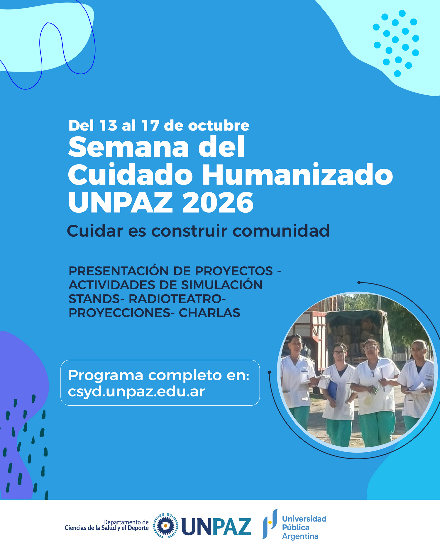 Semana del Cuidado Humanizado: cuidar es construir comunidad