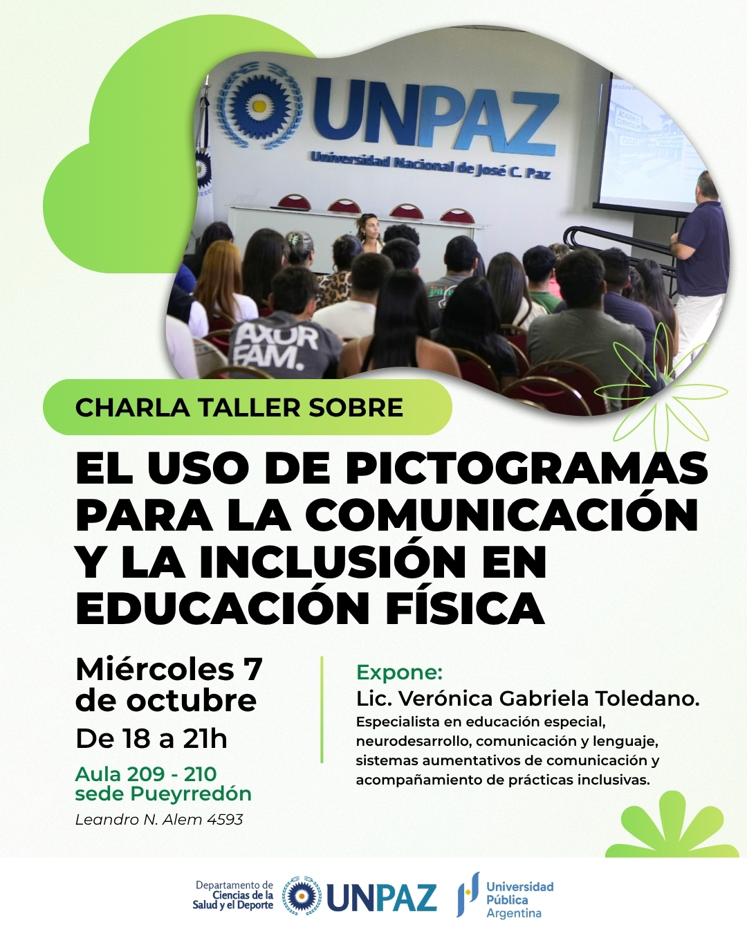 Uso de pictogramas en Educación Física - UNPAZ