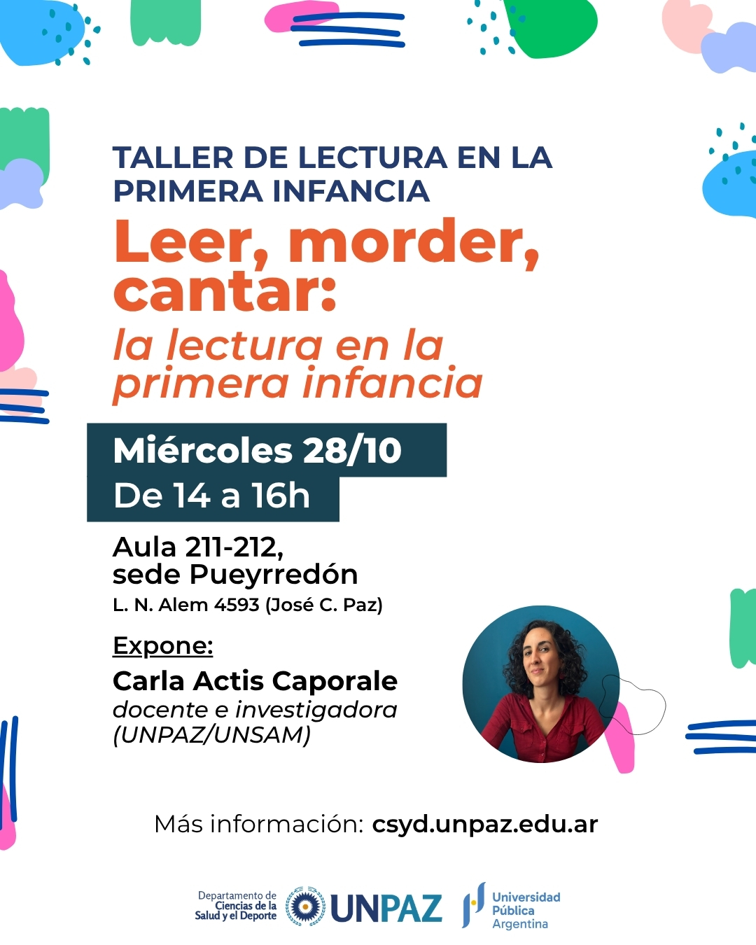 Taller de lectura en la primera infancia: una propuesta para reflexionar sobre las prácticas lectoras durante la crianza