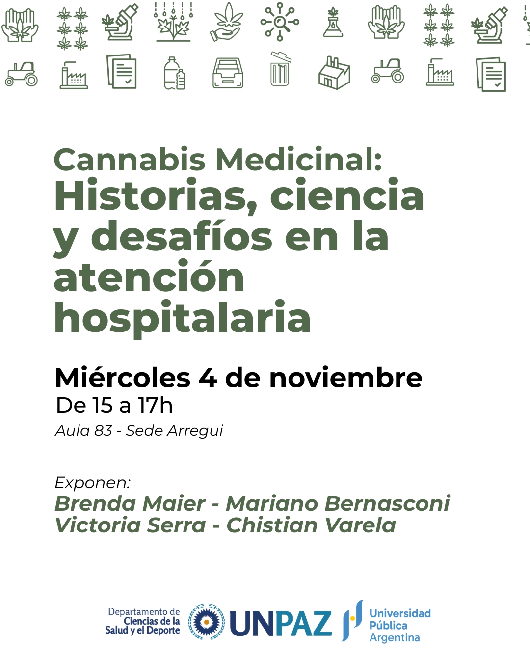 Conversatorio Cannabis Medicinal - UNPAZ 