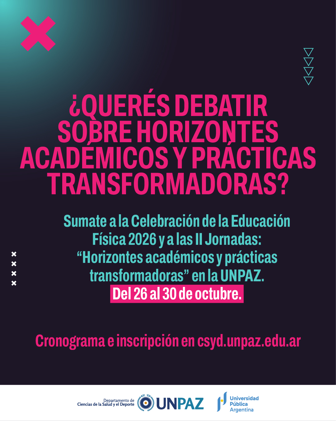 Celebrando la educación física 2026 - UNPAZ