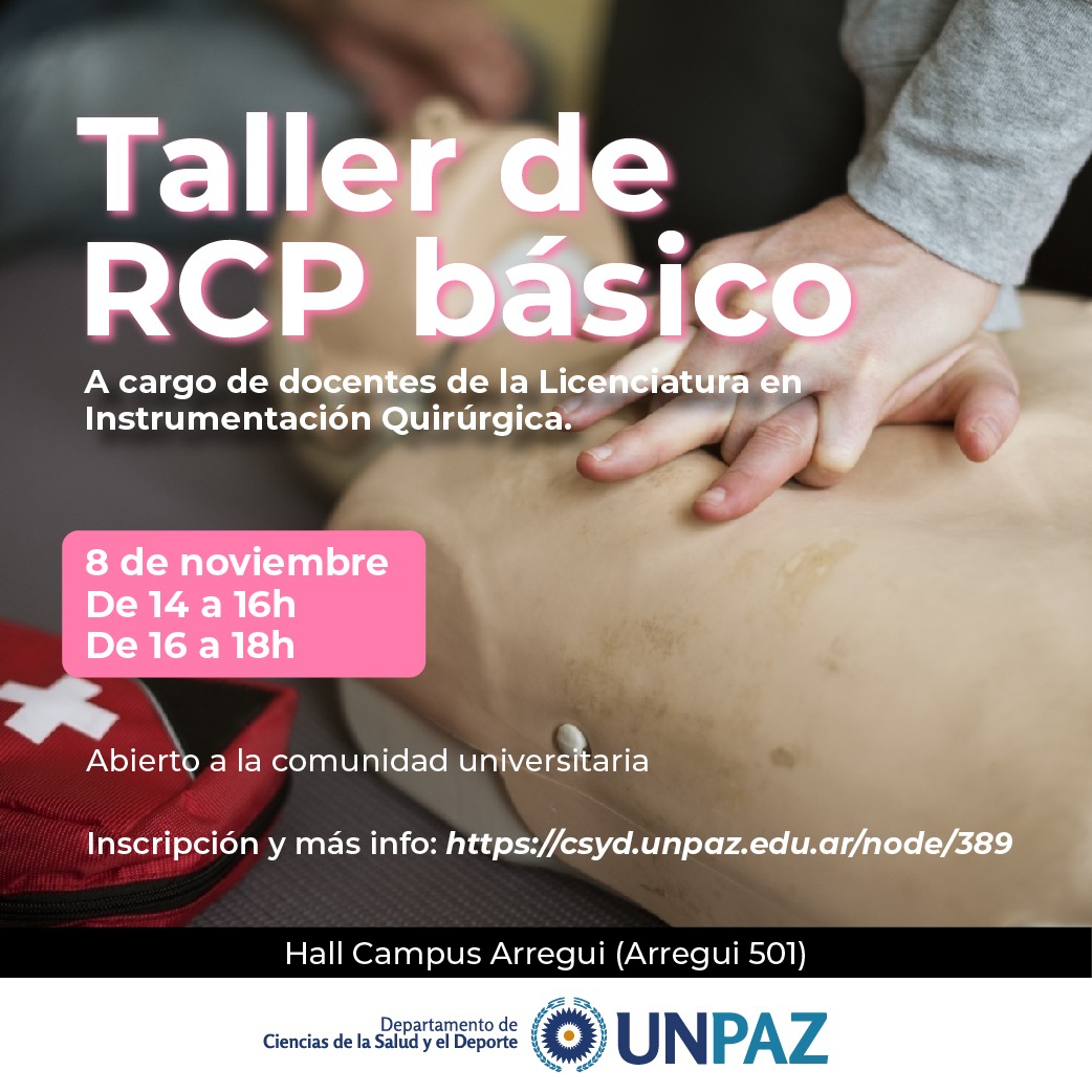 Taller RCP básico - UNPAZ