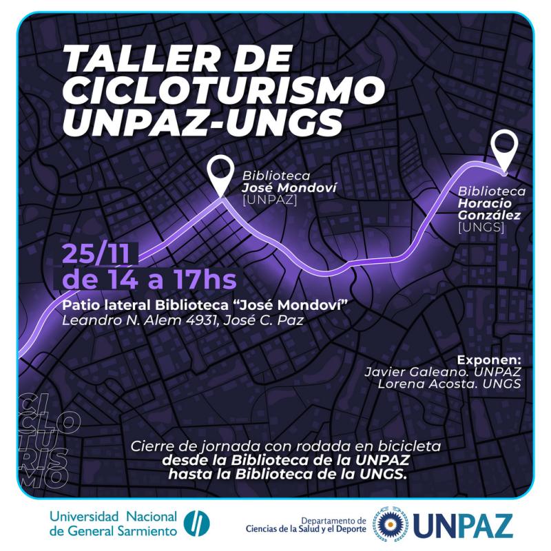 Taller de Cicloturismo UNPAZ-UNGS.