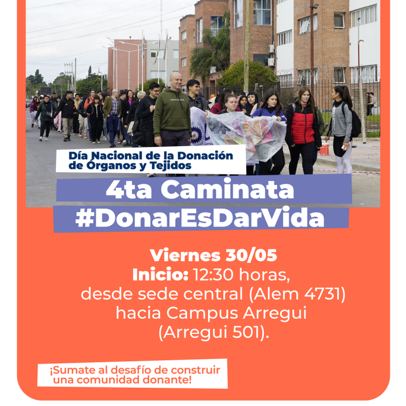 4ta caminata “Donar es dar vida”