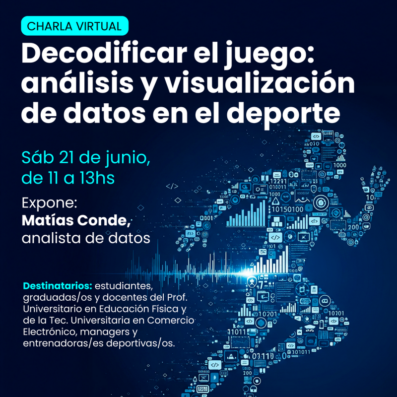 Charla abierta sobre análisis y visualización de datos en el deporte