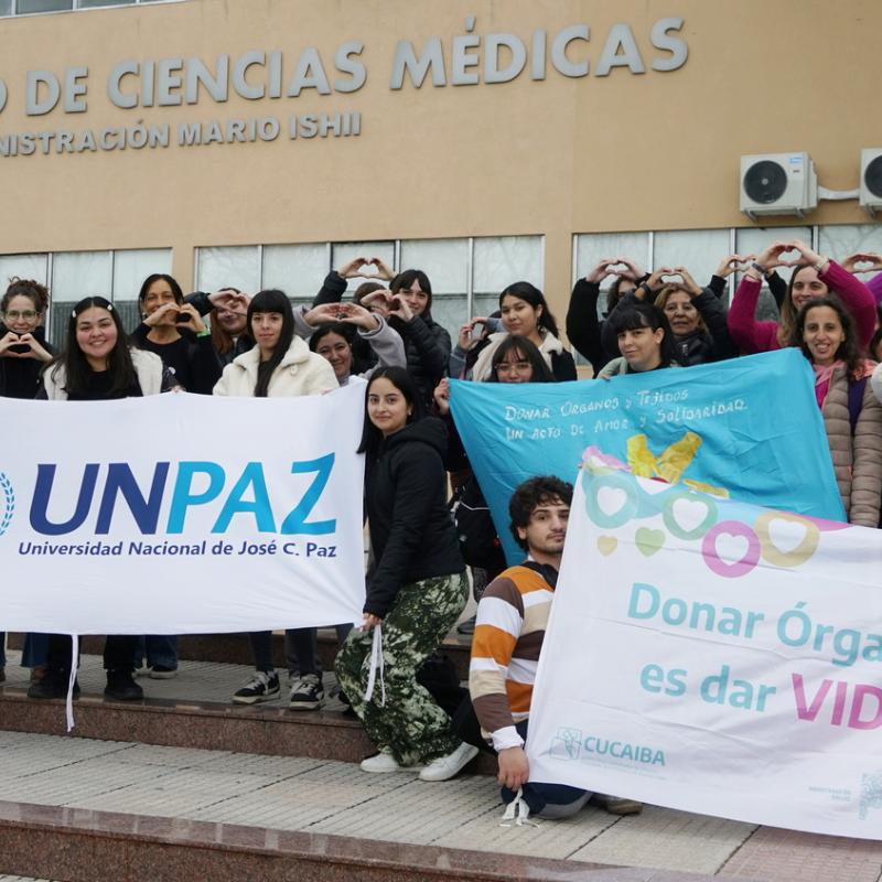 La UNPAZ realizó una agenda de actividades para generar conciencia sobre la importancia de la donación de órganos