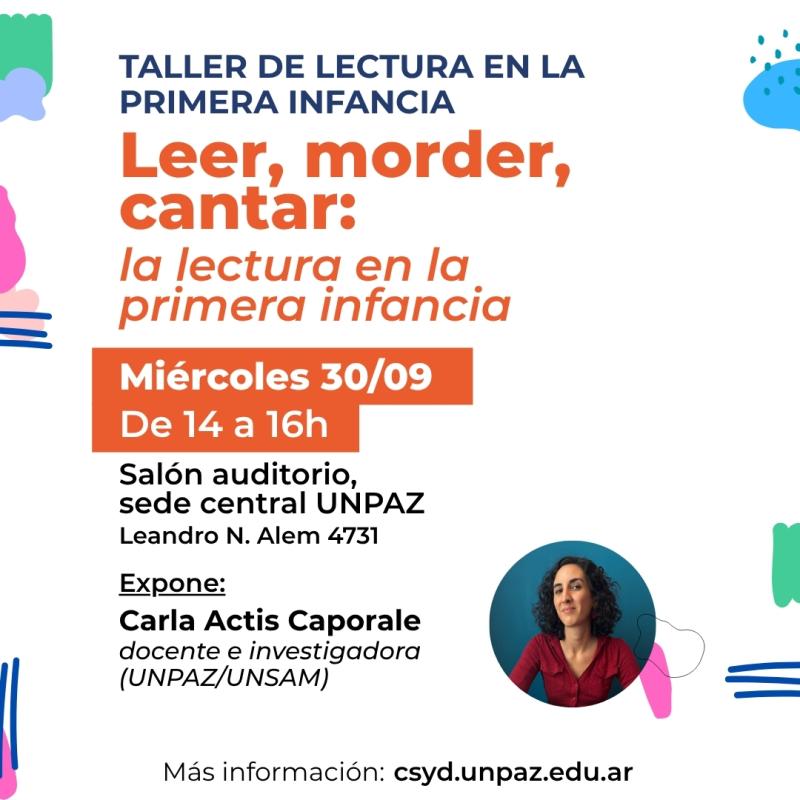 Taller de lectura en la primerainfancia