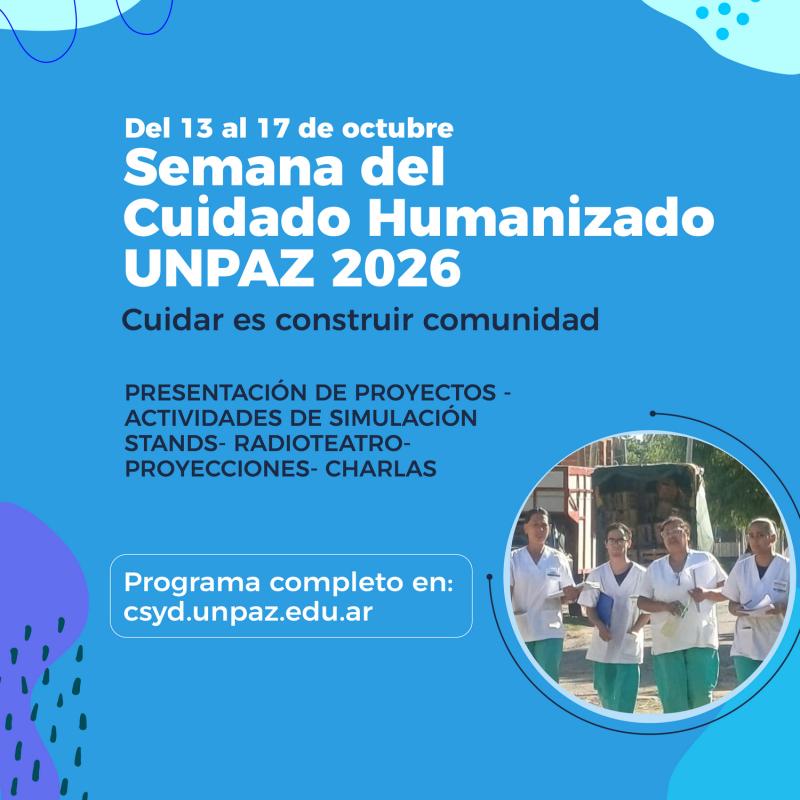 Semana del Cuidado Humanizado: cuidar es construir comunidad