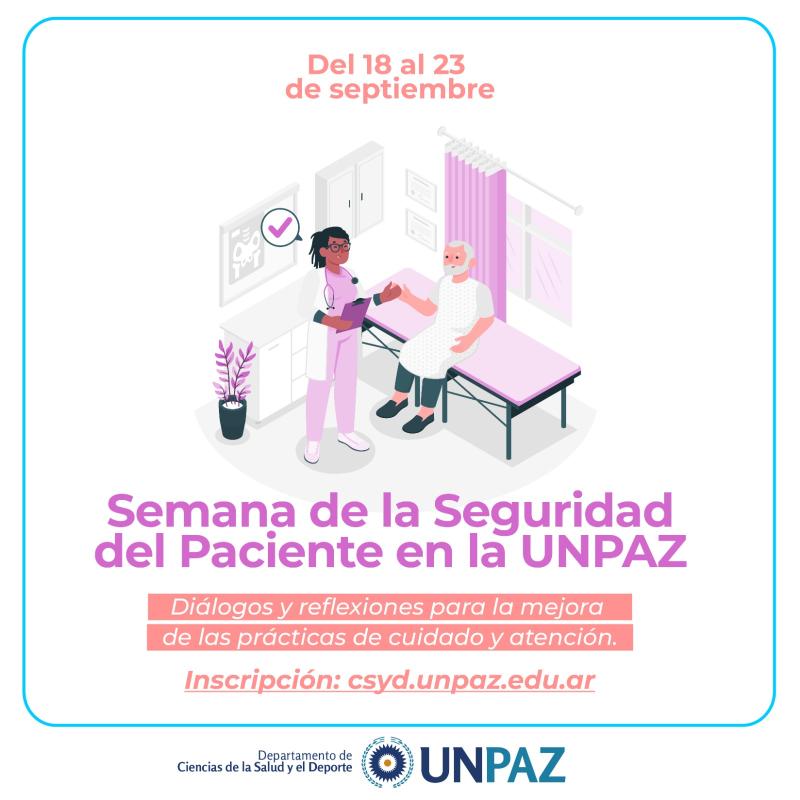 Semana de la Seguridad del Paciente en la UNPAZ