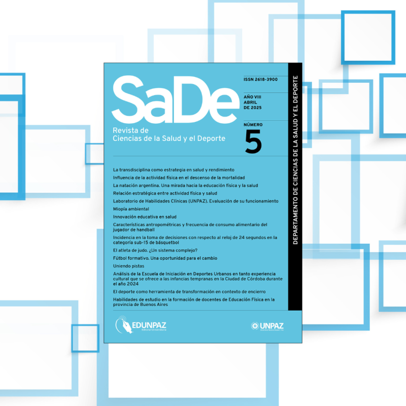 Relanzamiento de SaDe, la revista del Departamento de Ciencias de la Salud y el Deporte